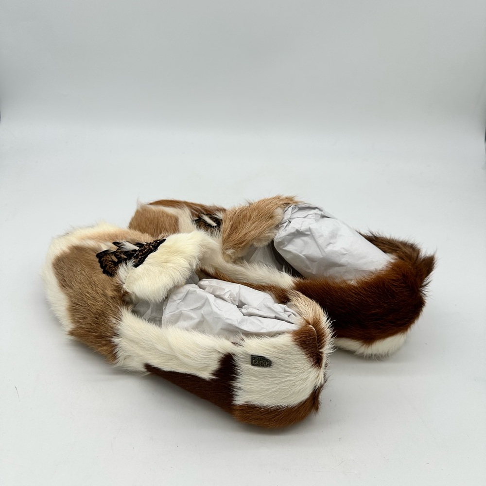 Australia Luxe Collective Faux Fur Mens Slippers size 11 NWT - New in Box! - Picture 4 of 6